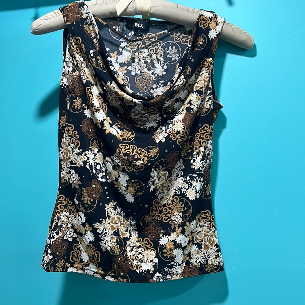 BCX made in USA earth tones M top  with glider